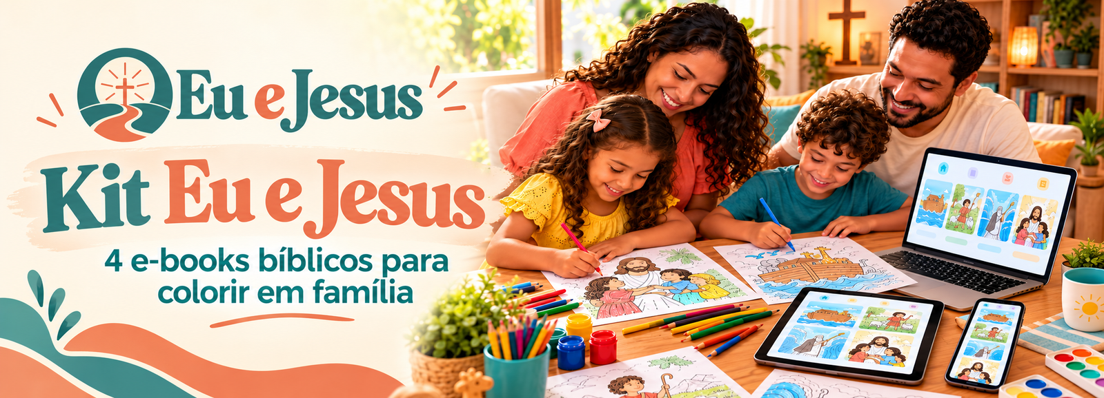 Banner da área de membros do Kit Eu e Jesus